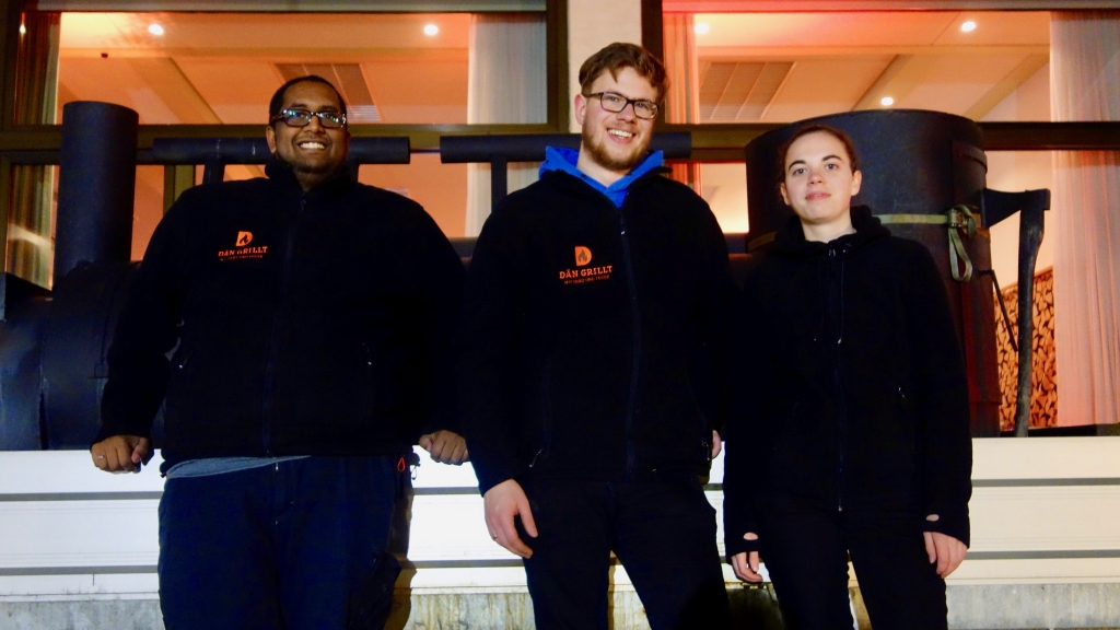 Dän Klein (links) und sein Team von „Dän grillt“